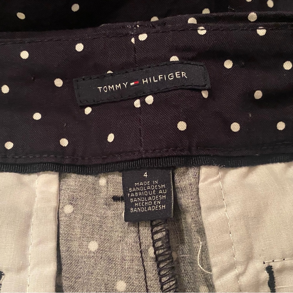 Tommy Hilfiger Black and White Polka Dot Shots